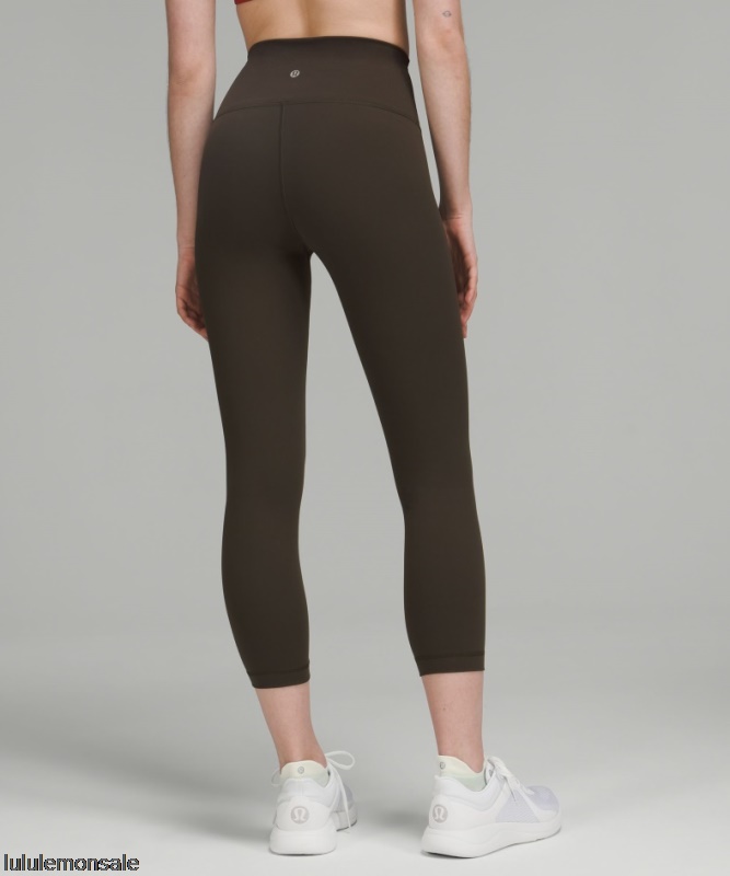 Lululemon Damen DELULU090 | Wunder Train High-rise Crop 23 Dark Olive